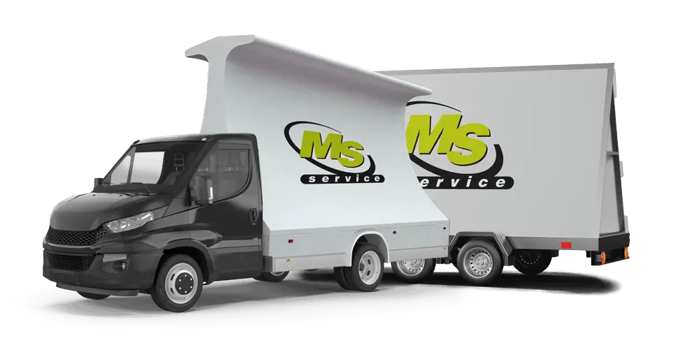Camion vela MS Service a Milano